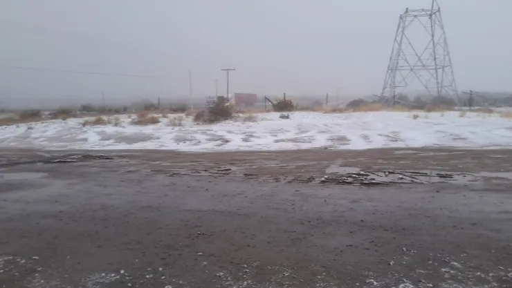 Pronostican lluvias y nieve en La Rumorosa en Tecate este martes 11 de marzo de 2025