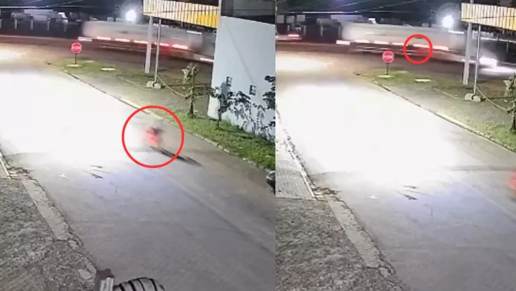 VIDEO Sensible | Niño de 9 años pierde el control de su bicicleta y es atropellado por un tráiler; salió disparado por el choque