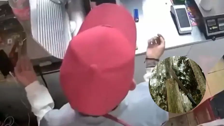 Captura de video de asalto a tendero en Tultitlán, Edomex.