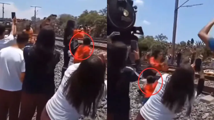 Hijo presenció la muerte de su madre tras ser golpeada por un tren al intentar hacer una selfie