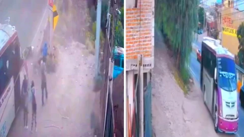 Captan en video el accidente en libramiento de San Miguel de Allende que dejó dos muertos