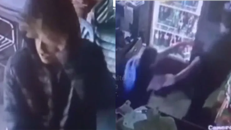 Captan en VIDEO violento asalto hacia una abuelita: un joven usó un arma blanca para llevarse 6 mil pesos en Paraguay