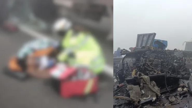 Chofer fallece en accidente múltiple en Cumbres de Maltrata