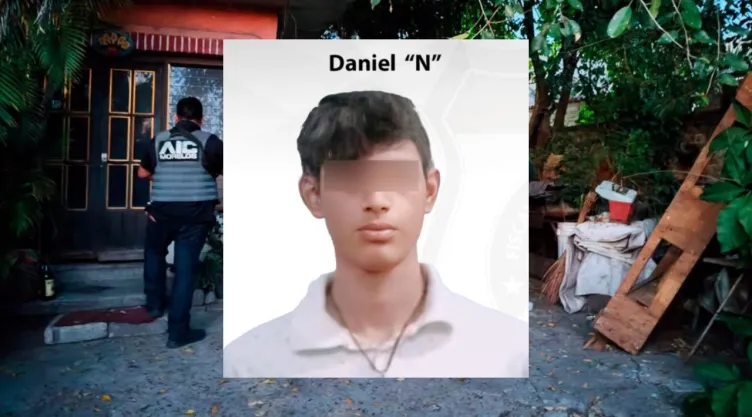 Daniel “N”, alias “El Tazo Dorado”, detenido en Puente de Ixtla, Morelos.