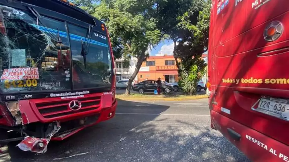 choque transporte público