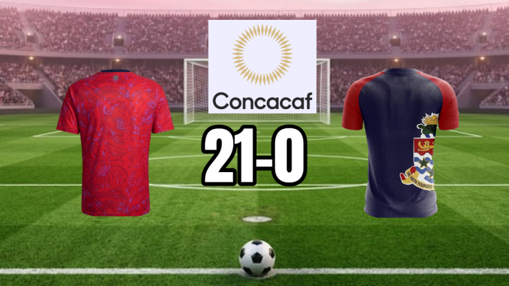 ¡Humillación! Selección de Concacaf aplasta 21-0 a su rival previo a la Copa Mundial