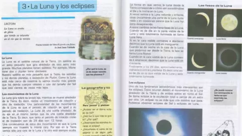 Conoce cómo fue el anuncio del eclipse solar 2024 en los libros de texto del 1993