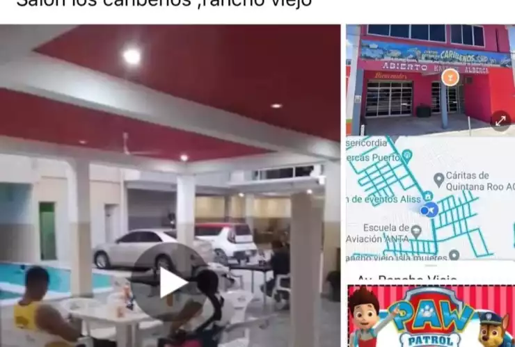 fiesta de cumpleaños en Cancún viral
