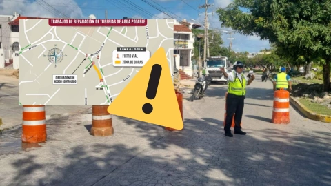 ¡Atención Cancún! Cierre vial en la Avenida Tankah a partir de HOY.jpg