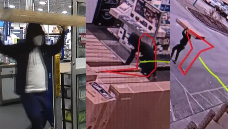 ¡Impresionante! Hombre logra robar 6 televisores de la misma tienda en un mes
