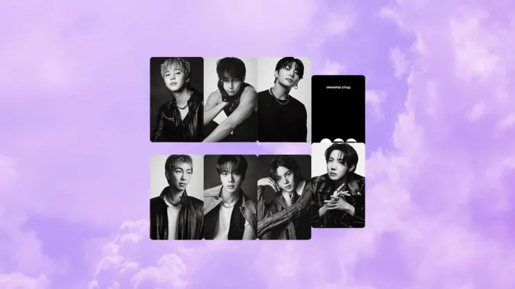 Photocard Set exclusivo de BTS