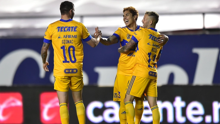 Tigres festeja la anotaci&oacute;n