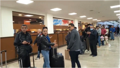 VIDEO_ ¡Impresionante! Así lucen las filas en Aeropuertos en México tras el apagón informático de