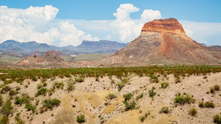 Parque Nacional Big Bend en el sur de Texas