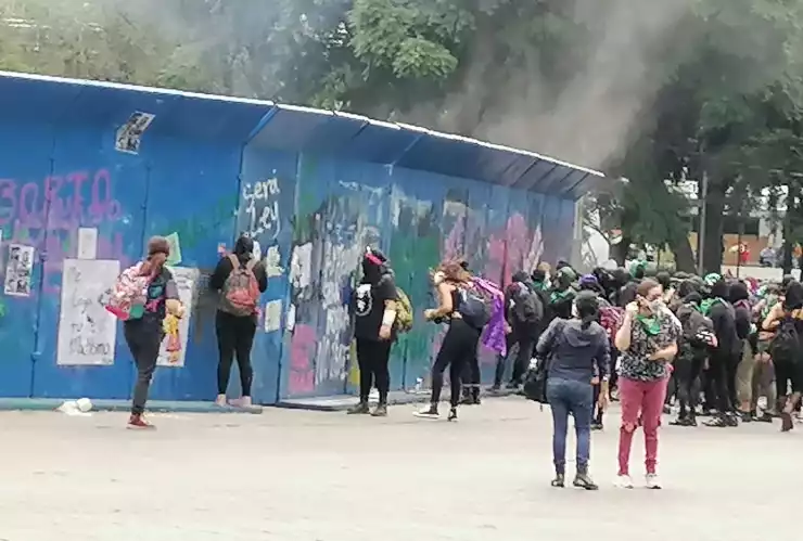 Marcha en apoyo al aborto