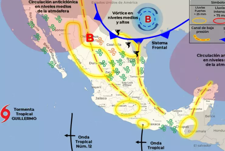 Mapa del clima en México este 20 de julio.png
