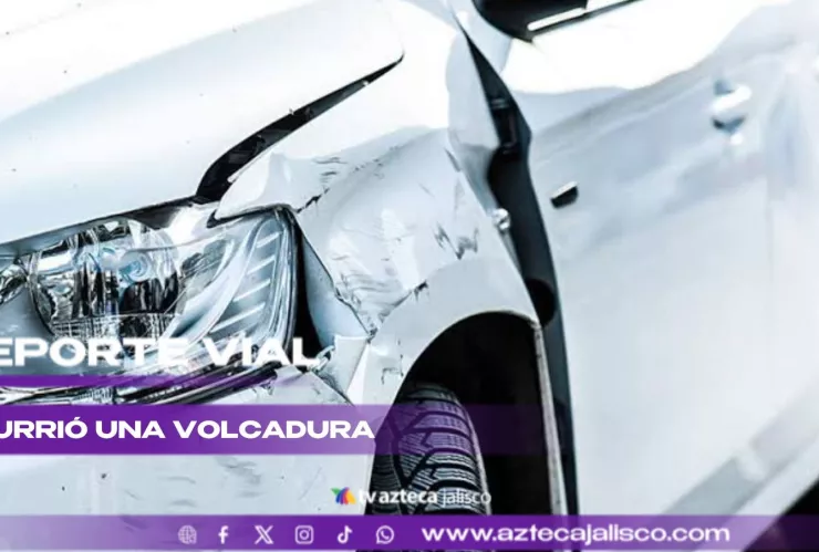 Caos vial en Mariano Otero HOY 25 de octubre: Tráiler de doble remolque queda volcado en Zapopan