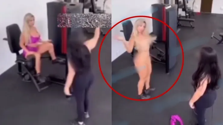 Creadora de contenido protagoniza discusión en gimnasio por el aire acondicionado