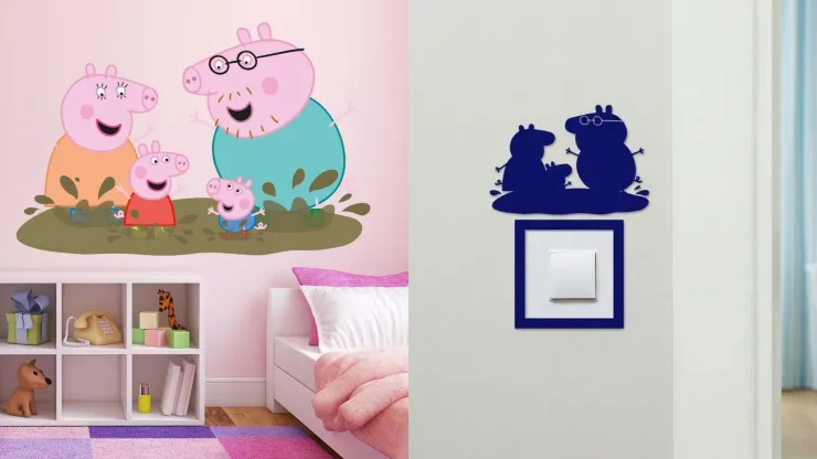 Peppa Pig pared