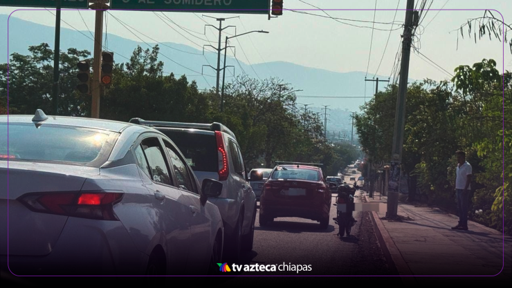 ¿Por qué hay tráfico en el Libramiento Norte en Tuxtla Gutiérrez hoy 14 de mayo?