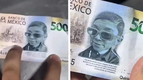 BILLETE FALSO ROSTRO LA VENENITO