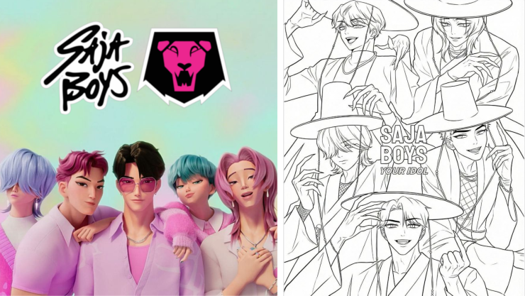 5 plantillas de actividades de los Saja Boys de Kpop Demon Hunters para descargar e imprimir gratis