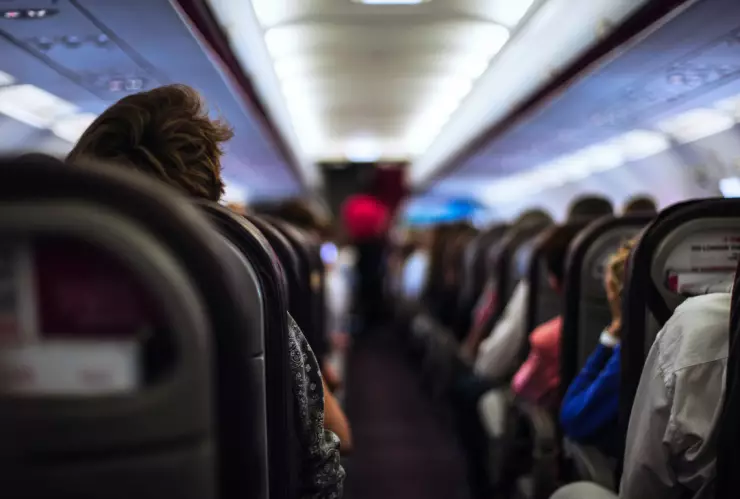 Pasajeros de avión