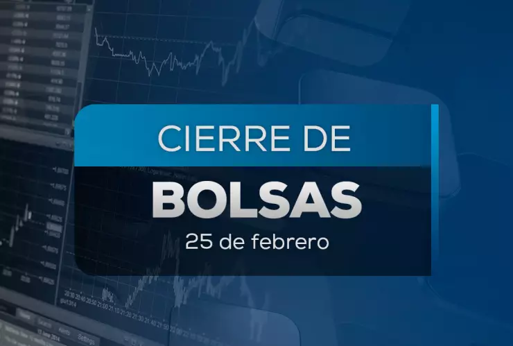 Así cerró la Bolsa Mexicana de Valores y Peso mexicano 25 de febrero