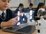 Estudiantes usando Inteligencia Artificial