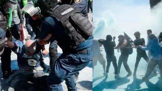 ¡Tensión y represión! Marcha de la Generación Z termina en violencia, gas lacrimógeno y heridos