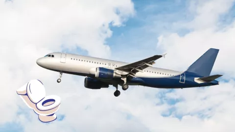 Avión aterriza de emergencia para que los pasajeros puedan ir al baño