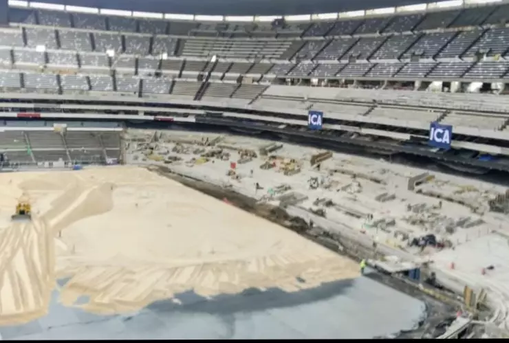Estadio Azteca obras para el Mundial 2026