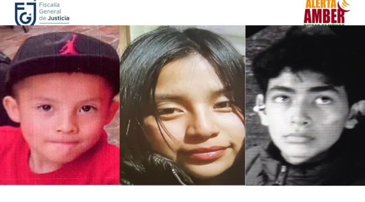 ALERTA AMBER: Joseph, Berenice e Isaac están desaparecidos en la CDMX