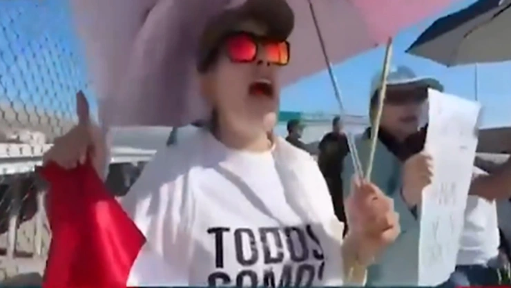 manifestación puente