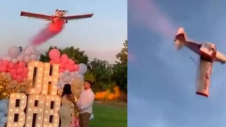 VIDEO: Avioneta se desploma durante revelación de género en Sinaloa