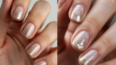 Uñas cortas cuadradas