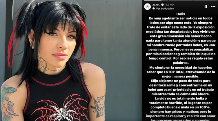 Cazzu rompe el silencio y da su postura sobre el caso Christian Nodal y Ángela Aguilar