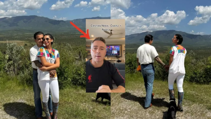 Christian Nodal y Ángela Aguilar