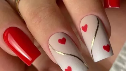 45 diseños de uñas para San Valentín en almendradas o cuadradas: son sencillas, elegantes y sutiles