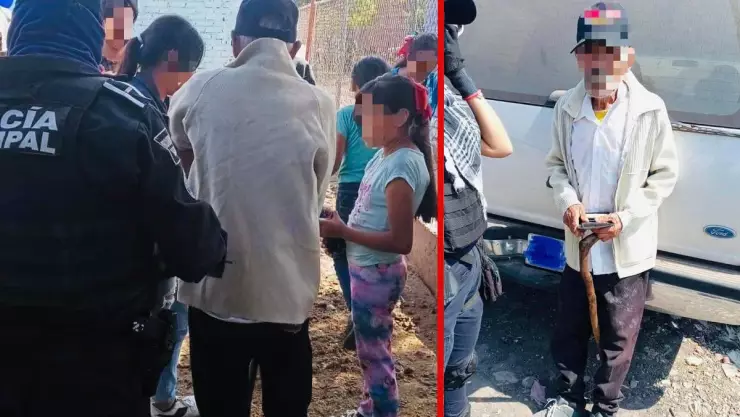 Abuelito se pierde en el panteón