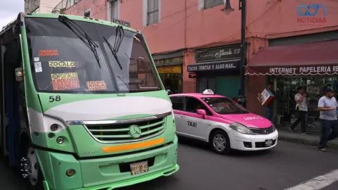 Paro de microbuses y camiones en CDMX