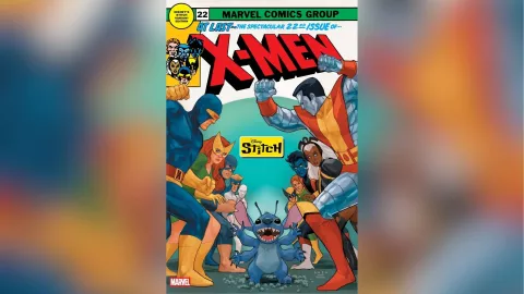 Stitch llega al Universo Marvel con portadas variantes en Spider-Man, X-Men y más