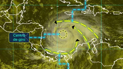 Huracán Iota este domingo