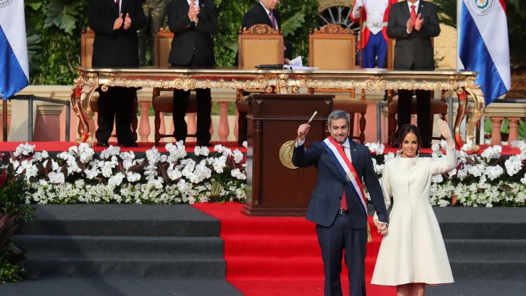 Mario Abdo asume como nuevo presidente de Paraguay