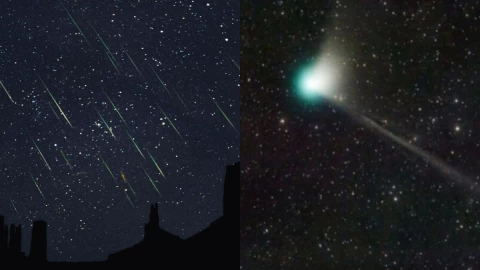 eventos astronómicos febrero 2023 cometa verde lluvia de estrellas