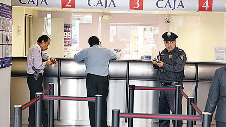 cajas del banco