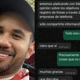 Werevertumorro exhibe como “alguien de arriba” obtuvo su teléfono tras queja por el registro de celulares