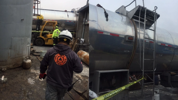 Hombre muere intoxicado tras limpiar una pipa en Nuevo León