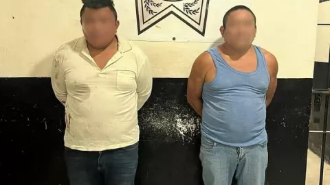 Día del Padre Padre e hijo son detenidos por robo
