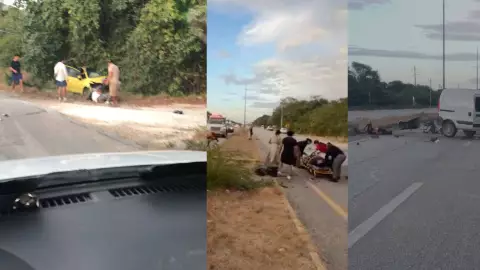 ¡ÚLTIMA HORA! Fuerte accidente en la carretera Tulum-Playa del Carmen hoy; reportan 4 personas lesionadas